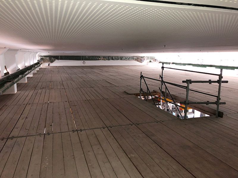 Deckengerüst für Arbeiten an der Decke