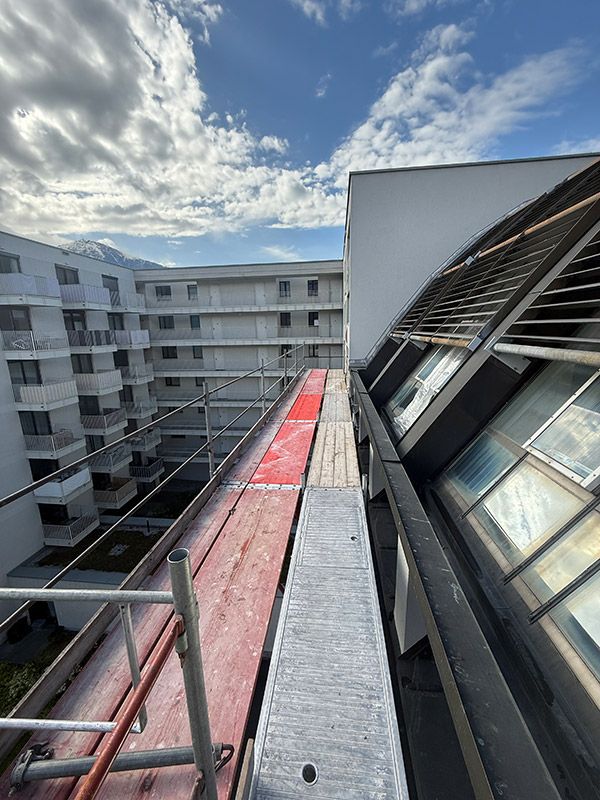 Ausschussgerüst von Gerüstbau Mair